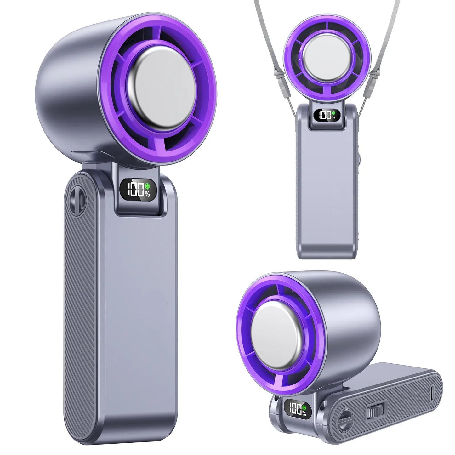 Portable Folding Rechargeable Mini Fan for Cross-border Sales
