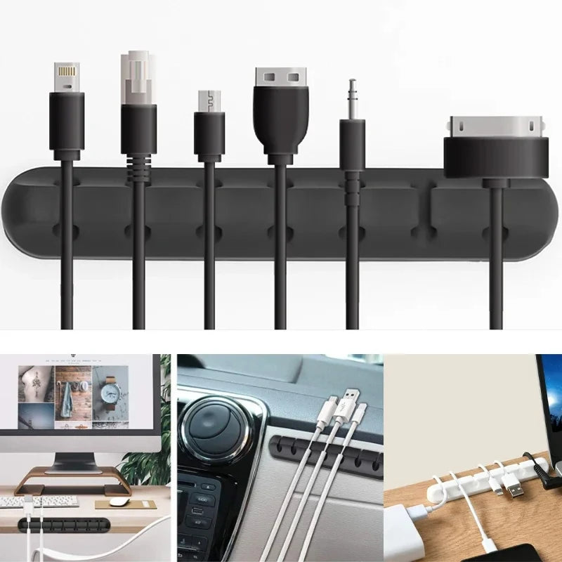 Sleek Silicone Cable Organizer™
