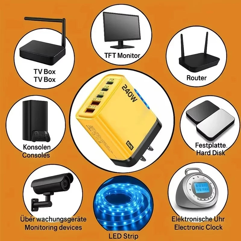 240W All-in-One Desktop Charger™