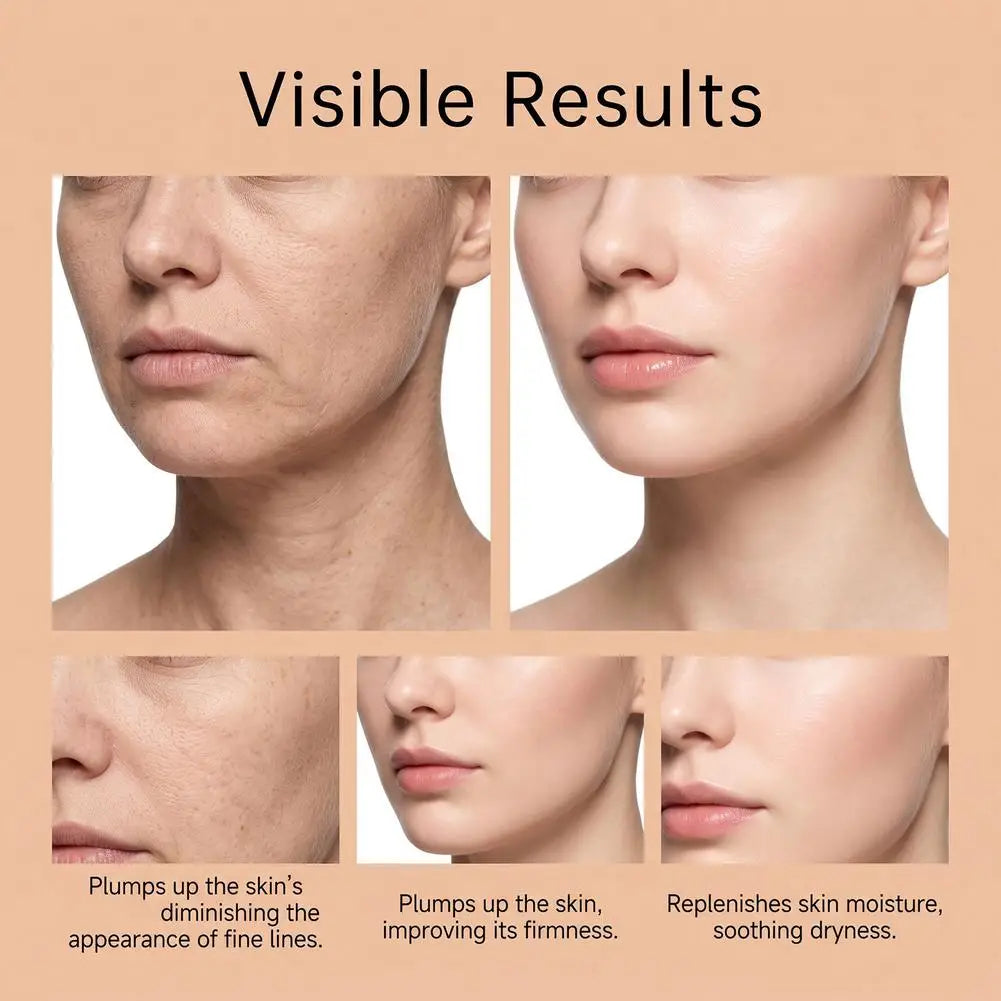 Collagen Silk Peptide Firming Ampoule 30ml,Hydrating Face Serum for Dry Skin, Smooths Fine Lines & Restores Elasticity Skincare